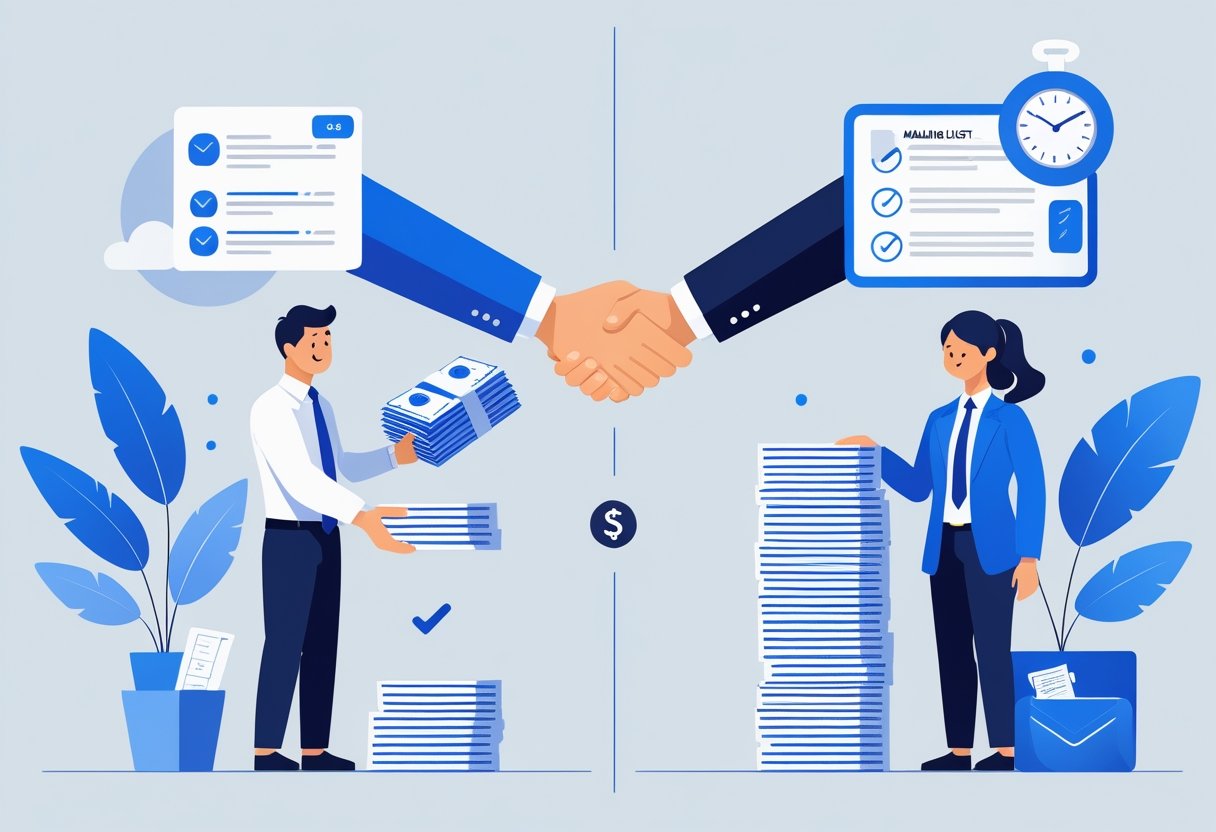 Buying vs Renting Mailing Lists: Weighing the Pros and Cons